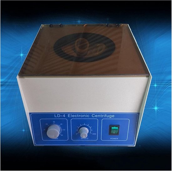 Elektrische Centrifuge - Tafelcentrifuge Laboratorium - Onderzoek Scheidingen - Grote Capaciteit - 50 ml x 8 - Wit