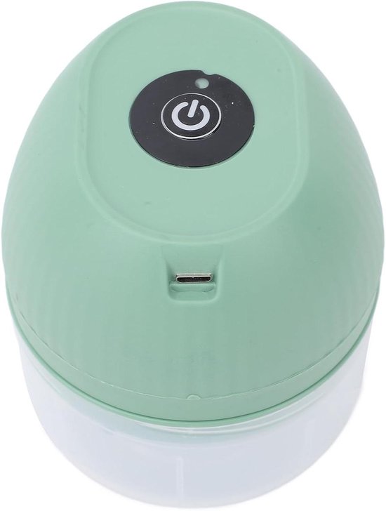 Elektrische Chopper - Keukenmachine Kruiden - Snel Ingrediënten Snijden - Draadloos en Compact - 250 Ml Capaciteit - Lichtgroen