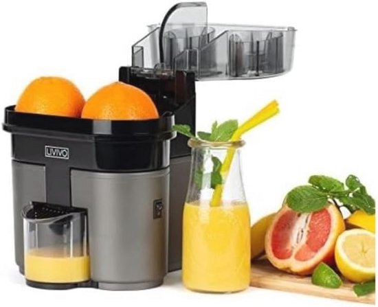 Elektrische Citrus Juicer met Anti-Druppel Valve - 90W Dubbele Citrus Pers voor Vers Sap en Smoothies