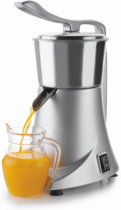 Elektrische Citruspers Inox 230 W met Automatisch Startsysteem van Merkloos