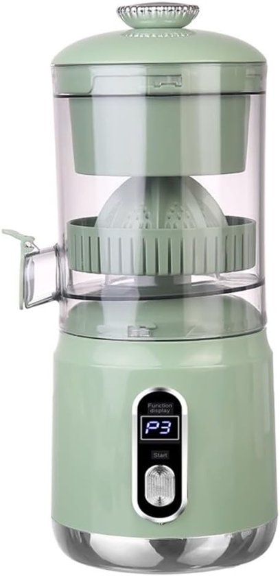 Elektrische Citruspers - Sapcentrifuge - Snel Sap Maken - Hoge Opbrengst - 28x12x12cm - Wit