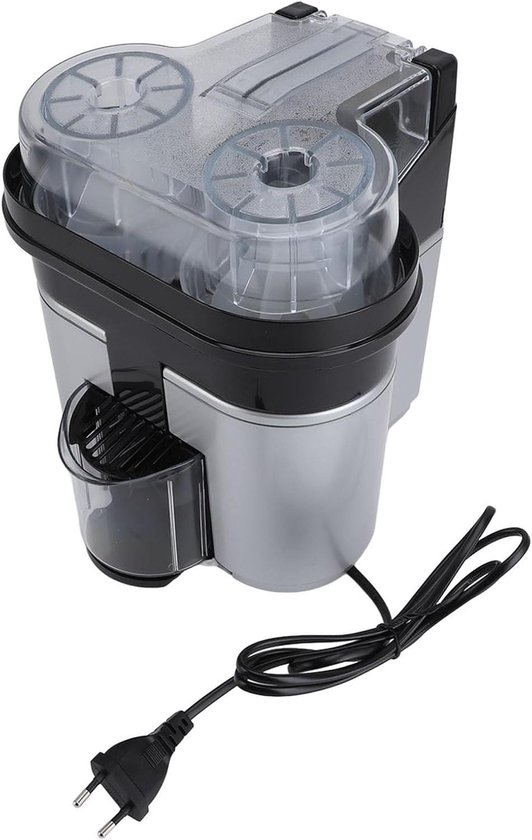 Elektrische Citruspers - Sapcentrifuge Vruchten - Vers Sap Maken - Automatische Scheiding - 22 cm - Zilver
