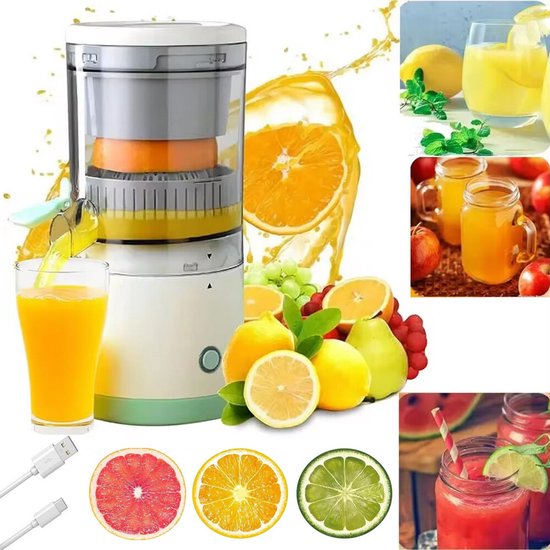 Elektrische citruspers, sinaasappel-citroensap, fruitpers en extractor van Merkloos