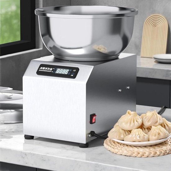 Elektrische Deegmixer - Kneedmachine Keuken - Brood Deeg Maken - Krachtige 2200W Motor - Tot 8kg Deeg - Zilver