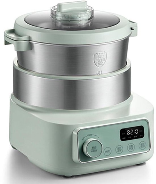 Elektrische Deegmixer - Kneedmachine Keuken - Zelf Bakken - Constante Temperatuur - 5L Capaciteit - Groen