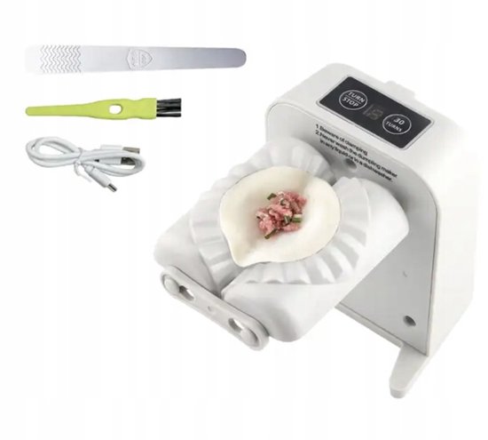 Elektrische deegroller voor het maken van dumplings en pierogi