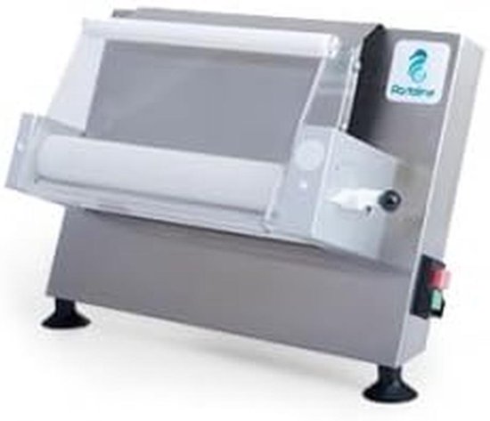 Elektrische Deegrolmachine RVS - 45 cm Breed - Voor Pizza, Brood en Pasta van HENDI