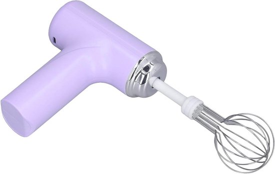 Elektrische Eierklopper - Draadloze Handmixer Garde - Snel Beslag Maken - 3 Snelheden Instelbaar
