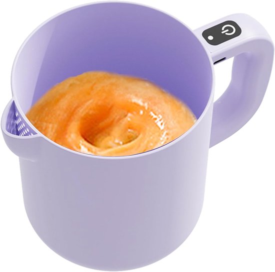 Elektrische Eierklopper - Handmixer Keuken - Snel Beslag Maken - Zelfreinigend Systeem - 1 Liter Capaciteit - Paars