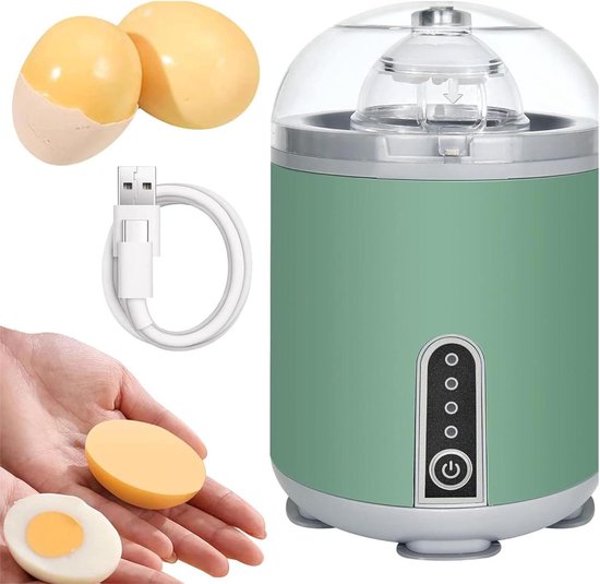 Elektrische eiermixer - Eierkoker maker - Snel eieren mixen - Automatische homogenisatie - 15W Vermogen - Wit