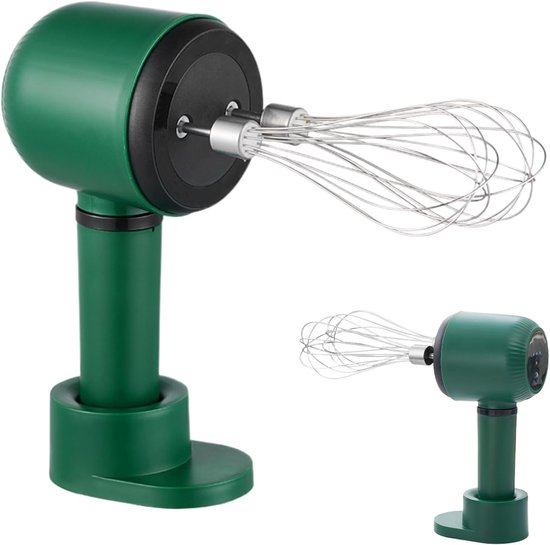 Elektrische Eierroerder - Eiermixer Garde - Beslag Maken - Dubbele Koers Mengtechnologie - 21.5 cm - Zwart