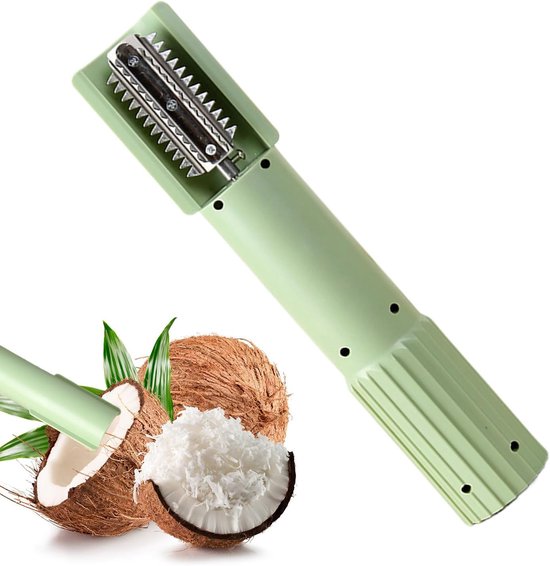 Elektrische Fruit Rasp - Keuken Rasp Machine - Groente Salades Maken - Draadloos en Spatvrij - 24.5 cm Lengte - Wit