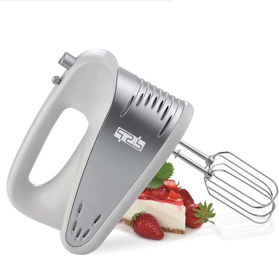 Elektrische Garde - Keukenmixer Handmixer - Bakken en Koken - 5 Snelheden - 200 Watt - Wit