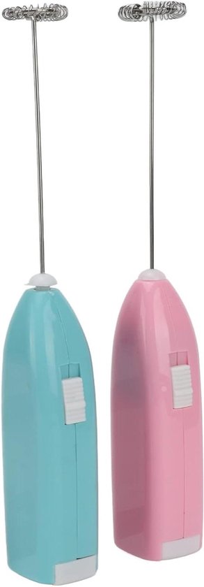 Elektrische Garde Set - Mini Mixer Drank - Dranken Mengen - Hogiesnelheid Motor - 2 Stuks - Zilver