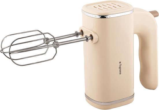 Elektrische Handmixer 250W met 5 Snelheden en Turboknop - Champagne