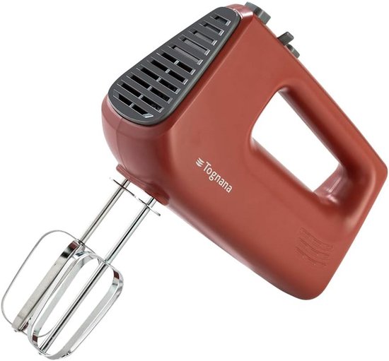 Elektrische Handmixer 5 Snelheden Turbo Functie Appeltaart en Beslag van Merkloos