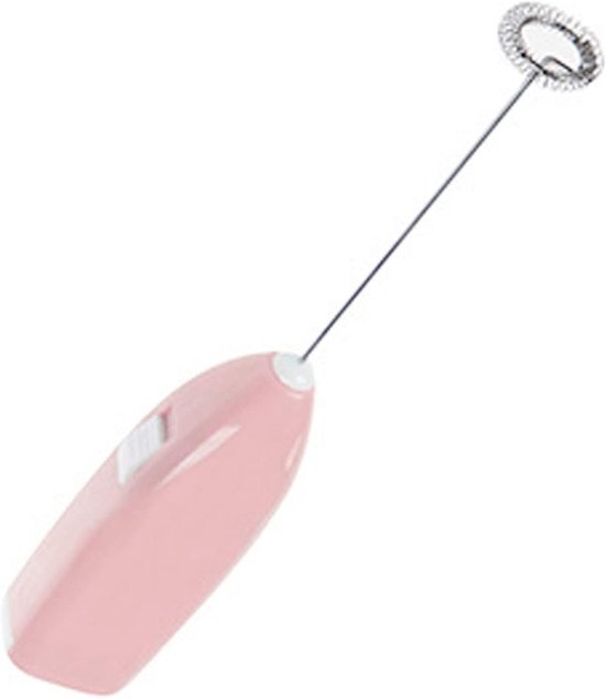 Elektrische Handmixer - Draadloos Kloppen - Culinair Avontuur - Batterij Aangedreven - 20 cm - Roze