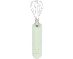 Elektrische Handmixer - Draadloze Klopper - Mengen & Kloppen - Opvouwbaar Ontwerp - 25 cm Diep - Groen
