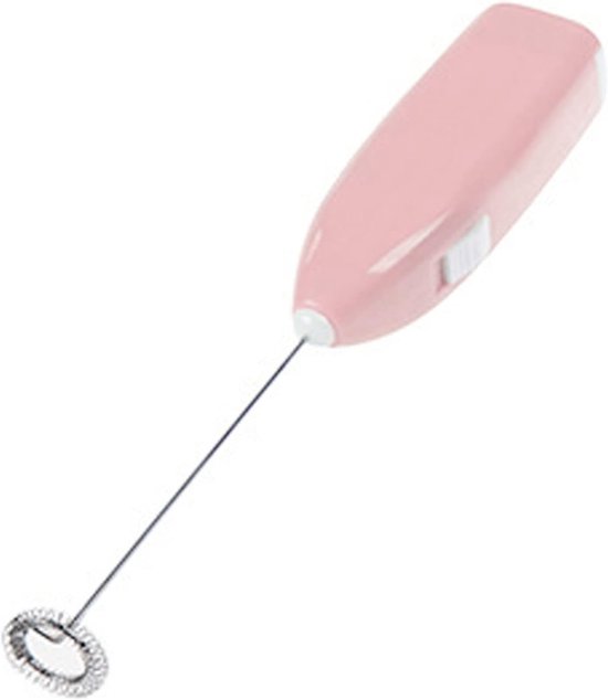Elektrische Handmixer - Draadloze Mixer - Bakken en Koken - Lichtgewicht Ontwerp - 20.3 x 3.5 cm - Roze