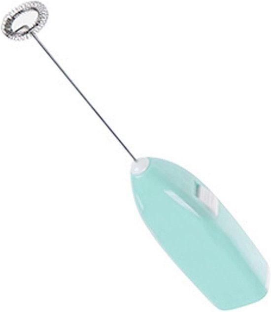 Elektrische Handmixer - Draadloze Mixer - Drankjes Mengen - Compact Ontwerp - 20 cm - Blauw