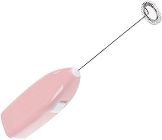 Elektrische Handmixer - Draadloze Mixer - Drankjes Mengen - Compact Ontwerp - 20.3 x 3.5 cm - Roze