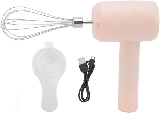 Elektrische Handmixer - Draadloze Mixer Keukenmixer - Bakken en Koken - Oplaadbaar via USB