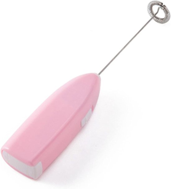 Elektrische Handmixer - Draadloze Mixer - Snel Mixen - Compact Ontwerp - 20 cm - Roze