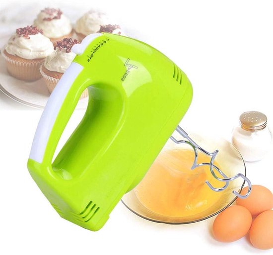 Elektrische Handmixer - Keuken Garde - Bakken en Klutsen - 7 Snelheden Turboknop - 18 x 7 x 11 cm