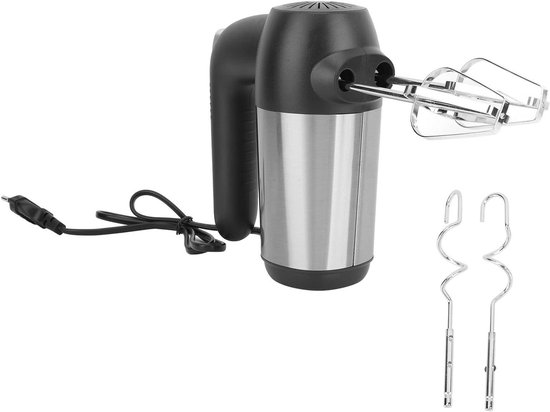 Elektrische Handmixer - Keuken Mixer - Beslag Maken - 5 Snelheden Instelbaar - 450 Watt - Zilver