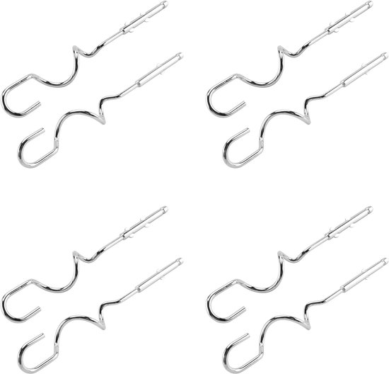 Elektrische Handmixer - Keuken Mixer - Beslag Maken - 7 Snelheden - 17 x 12 cm - Zilver