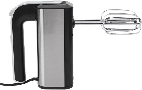 Elektrische Handmixer - Keukenmixer Beslagmixer - Bakken en Koken - 4 Roestvrijstalen Accessoires - 21D x 20.5W x 9.5H cm