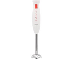 Elektrische Handmixer - Keukenmixer Beslagmixer - Beslag Maken - Betrouwbaar Bereik - 400 Watt - Wit Rood