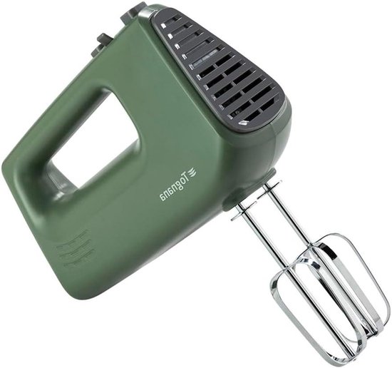 Elektrische Handmixer - Keukenmixer Garde - Bakken en Koken - 5 Snelheden Turbo - 20 x 9.6 x 16.4 cm
