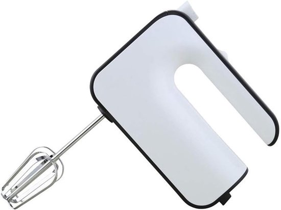 Elektrische Handmixer - Keukenmixer Garde - Bakken en Koken - 5 Snelheden Turbo - 200 Watt - Wit