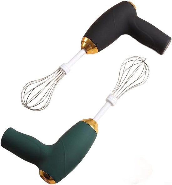 Elektrische Handmixer - Keukenmixer Garde - Beslag Maken - Krachtige Motor - Compact Design - Zwart