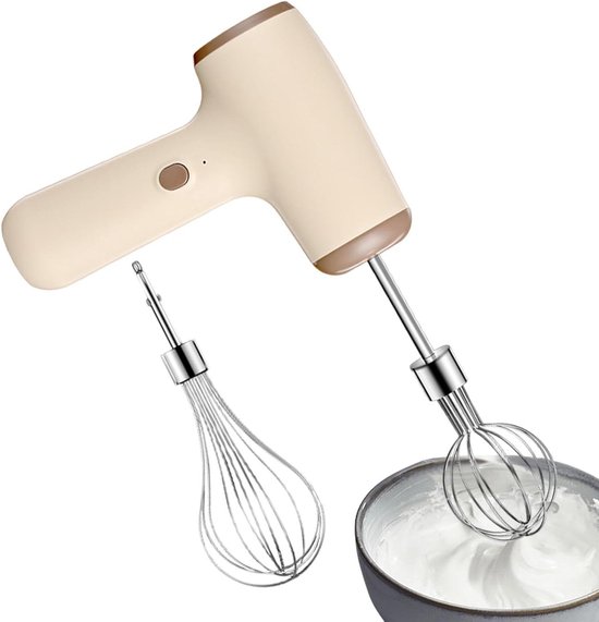 Elektrische handmixer - Keukenmixer garde - Mengen en kloppen - Draadloos en oplaadbaar - 145 cm - Koffie met melk van Merkloos
