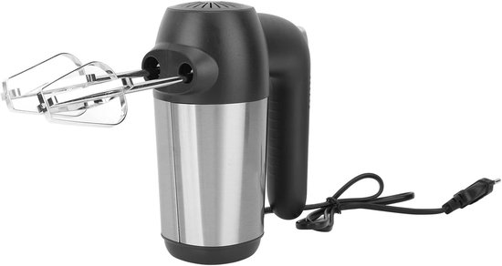 Elektrische Handmixer - Keukenmixer Garde - Snel Mixen Bakken - 450W Krachtige Motor - 19x15x8 cm - Zwart