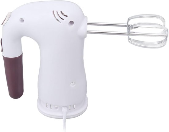 Elektrische Handmixer - Keukenmixer Klopper - Dagelijks Bakken - 5 Snelheden 500W - 20x17x10 cm - Wit