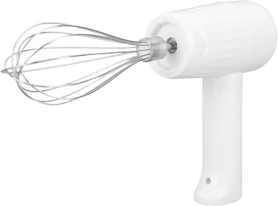 Elektrische Handmixer - Keukenmixer Klopper - Thuis Bakken Koken - Met Hakmolen - 250 ml - Wit