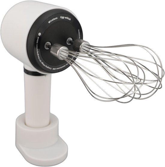 Elektrische Handmixer - Keukenmixer Snoerloos - Bakken en Mixen - Ergonomisch Ontwerp - 20x10x9 cm - Zwart
