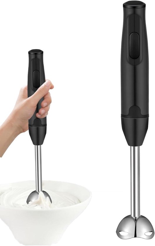 Elektrische Handmixer - Keukenmixer Staafmixer - Snel Ingrediënten Mixen - Krachtige 400 Watt Motor - 38 x 63 cm