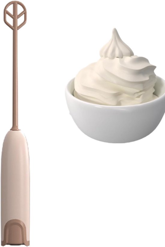 Elektrische Handmixer - Keukenmixer Stirrer - Bakken en Koken - Compact Draagbaar - 26 cm Lengte - Koffie