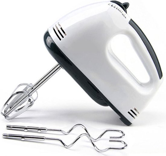 Elektrische Handmixer met 7 Snelheden voor Mixen en Kloppen van Merkloos