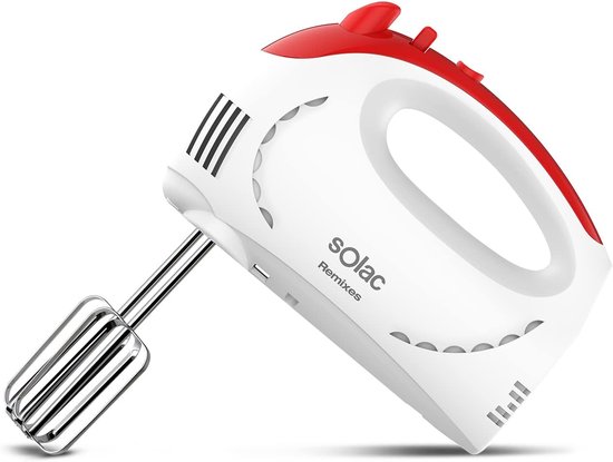 Elektrische Handmixer met Turbo-functie en 5 Snelheden - Kneed- en Mengstangen
