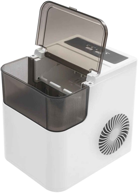 Elektrische IJsblokjesmachine 165W Compact Mini Ijsmachine Snelle IJsproductie 220-240V EU voor Thuis Camping Camper Feestjes Keuken van Merkloos