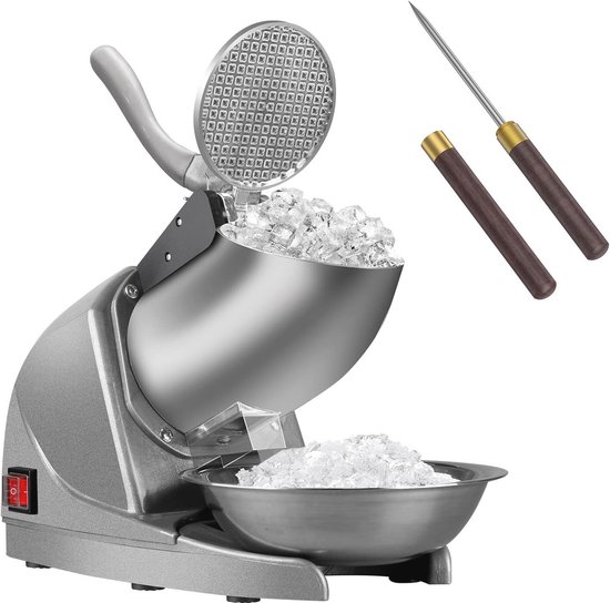 Elektrische IJsbreker met Drie Bladen - 200 lbs/uur Sneeuw Cone Machine voor Huishoudelijk en Commercieel Gebruik van Merkloos