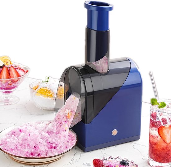 Elektrische ijscrusher - Geschaafd ijs machine - Zelfgemaakte drankjes - Draadloos en USB oplaadbaar - Compact formaat