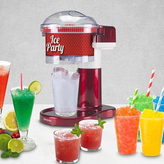 Elektrische IJscrusher - Ijsmachine - 30W - Roestvaststalen Messen - Veiligheidsvergrendeling - IJs - Crusher - Roestvrij van Hoffenbach