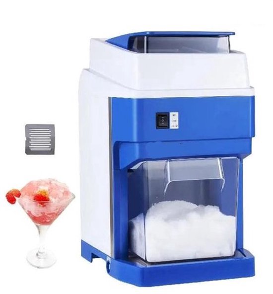 Elektrische Ijscrusher – Ijsmachine – IJscrusher – Schaafijs Maker – 650W Motor – Roestvrijstalen 4-Messenblad van Merkloos