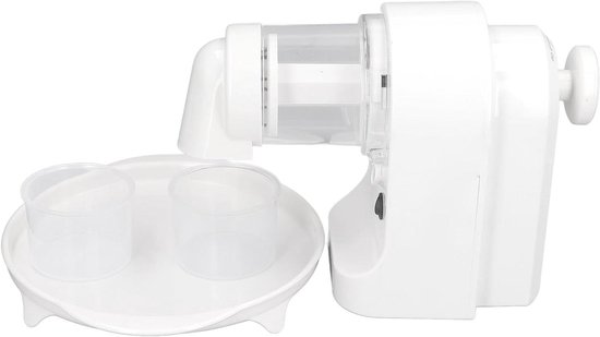 Elektrische IJsmachine - Crushed Ice Maker - Smoothies Maken - USB Oplaadbaar - 2000mAh Batterij - Wit